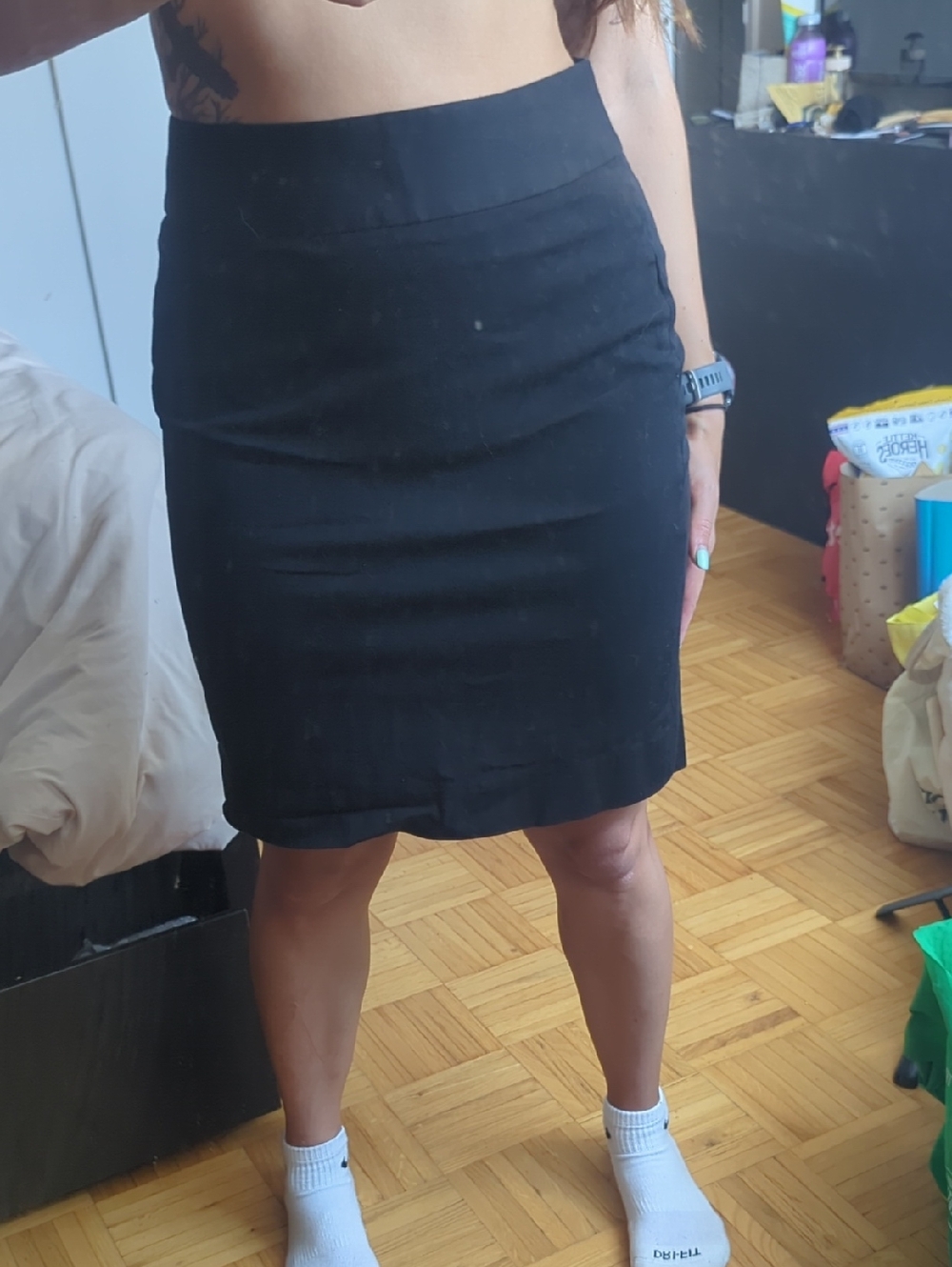 Banana Republic Black Slim Pencil Skirt